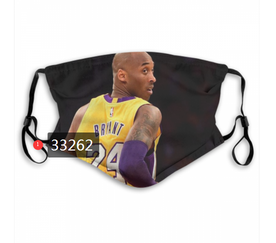 2021 NBA Los Angeles Lakers #24 kobe bryant 33262 Dust mask with filter